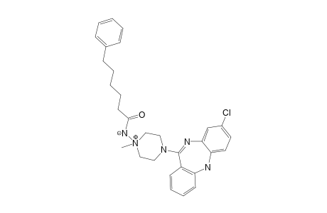 1-[4-(8-CHLORO-5H-DIBENZO-[B,E]-[1,4]-DIAZEPIN-11-YL)-1-METHYLHEXAHYDROPYRAZIN-1-IUM]-1-(6-PHENYL)-HEXANIMIDE