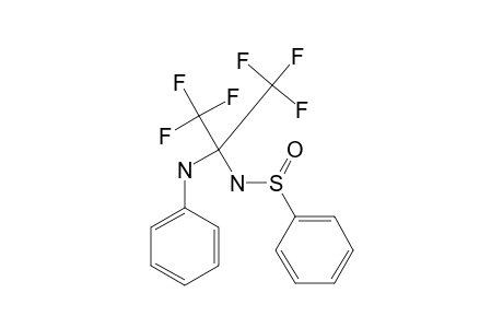 N-[2,2,2-TRIFLUORO-1-PHENYLAMINO-1-(TRIFLUOROMETHYL)-ETHYL]-BENZENESULFIN-ACID-AMIDE
