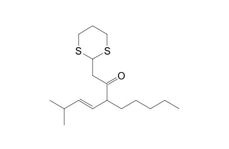 (E)-1-(1,3-Dithian-2-yl)-3-(3-methylbut-1-enyl)-octan-2-one