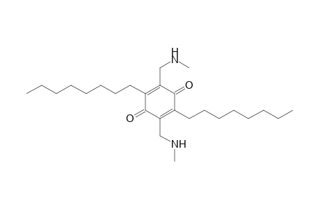 2,5-Cyclohexadiene-1,4-dione, 2,5-bis[(methylamino)methyl]-3,6-dioctyl-