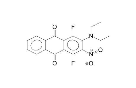 2-NITRO-3-DIETHYLAMINO-1,4-DIFLUOROANTHRAQUINONE