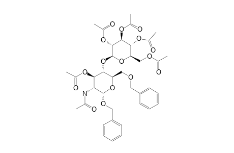 2,3,4,6-TETRA-O-ACETYL-BETA-D-GLUCOPYRANOSYL-(1->4)-2-ACETAMIDO-3-O-ACETYL-1,6-DI-O-BENZYL-2-DEOXY-ALPHA-D-GLUCOPYRANOSE