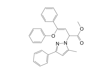 Methyl ester of (Z)-5-Methyl-.alpha.-(2-phenoxy-2-phenylethenyl)-3-phenyl-1H-pyrazole-1-acetic acid