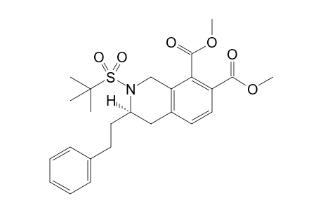 Dimethyl (3R)-2-(tert-Butanesulfonyl)-3-phenethyl-1,2,3,4-tetrahydroisoquinoline-7,8-dicarboxylate