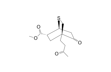 METHYL-(1R*,4R*,6S*)-8-OXO-4-(3-OXOBUTYL)-2-THIABICYCLO-[2.2.2]-OCTANE-6-CARBOXYLATE