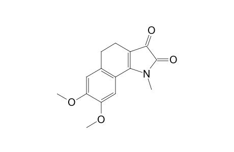 7,8-Dimethoxy-1-methyl-4,5-dihydro-1H-benzo[g]indole-2,3-dione