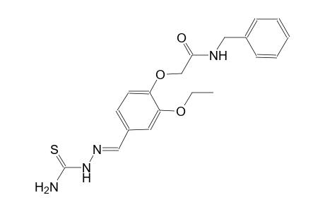 2-(4-{(E)-[(aminocarbothioyl)hydrazono]methyl}-2-ethoxyphenoxy)-N-benzylacetamide