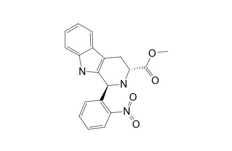 trans-(3-[Methoxycarbonyl]-1,2,3,4-tetrahydro-9H-pyrido[3,4-B]indol-1-yl)-(2-nitro-benzene)