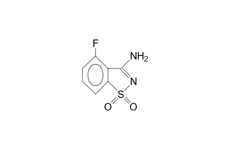 3-Amino-4-fluoro-benzisothiazole 1,1-dioxide