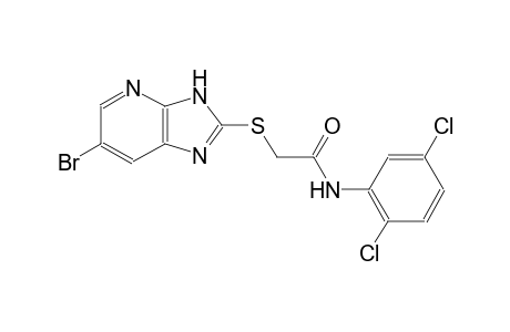 2-[(6-bromo-3H-imidazo[4,5-b]pyridin-2-yl)sulfanyl]-N-(2,5-dichlorophenyl)acetamide