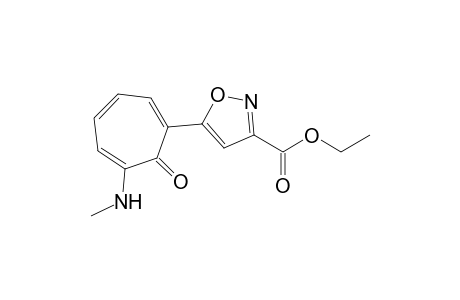5-[6-(methylamino)-7-oxo-1-cyclohepta-1,3,5-trienyl]-3-isoxazolecarboxylic acid ethyl ester