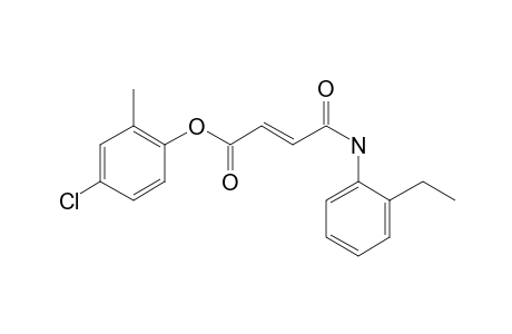 Fumaric acid, monoamide, N-(2-ethylphenyl)-, 4-chloro-2-methylphenyl ester