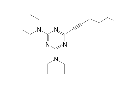 2-(Hex-1'-ynyl)-4,6-di(N,N-diethylamino)-1,3,5-triazine