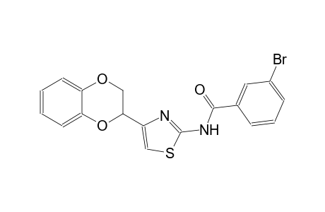 benzamide, 3-bromo-N-[4-(2,3-dihydro-1,4-benzodioxin-2-yl)-2-thiazolyl]-