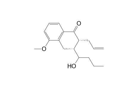 cis-2-Allyl-3-(1-hydroxybutyl)-5-methoxy-1,2,3,4-tetrahydronaphthalen-1-one