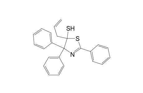 5-Thiazolethiol, 4,5-dihydro-2,4,4-triphenyl-5-(2-propenyl)-