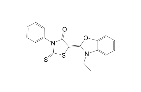 4-Thiazolidinone, 5-(3-ethyl-2(3H)-benzoxazolylidene)-3-phenyl-2-thioxo-