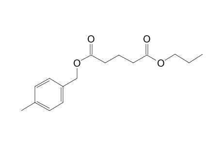 Glutaric acid, 4-methylbenzyl propyl ester