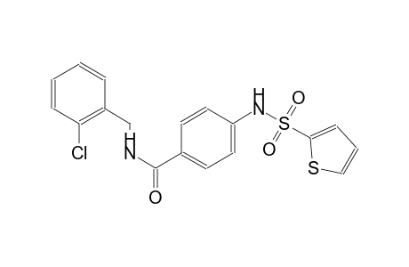 benzamide, N-[(2-chlorophenyl)methyl]-4-[(2-thienylsulfonyl)amino]-