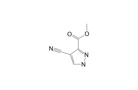 methyl 4-cyano-2H-pyrazole-3-carboxylate