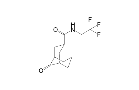 9-Oxo-N-(2,2,2-trifluoroethyl)bicyclo[3.3.1]nonane-3-carboxamide