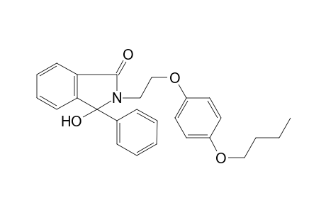 2-[2-(4-butoxyphenoxy)ethyl]-3-hydroxy-3-phenyl-1-isoindolone