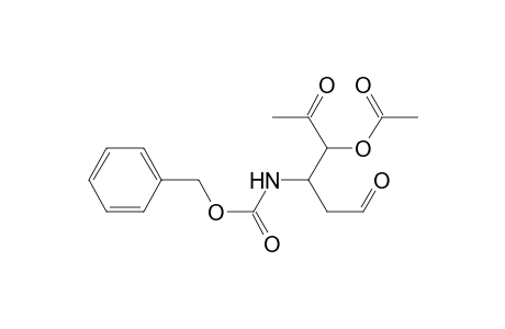 erythro-Hexos-5-ulose, 2,3,6-trideoxy-3-[[(phenylmethoxy)carbonyl]amino]-, 4-acetate