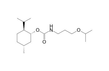 (3-Isopropoxy-propyl)-carbamic acid (1R,2S,5R)-2-isopropyl-5-methyl-cyclohexyl ester
