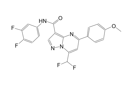 7-(difluoromethyl)-N-(3,4-difluorophenyl)-5-(4-methoxyphenyl)pyrazolo[1,5-a]pyrimidine-3-carboxamide