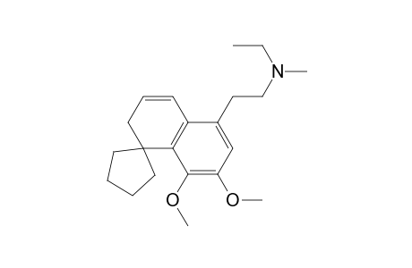 Spiro[cyclopentane-1,1'(2'H)-naphthalene]-5'-ethanamine, N-ethyl-7',8'-dimethoxy-N-methyl-