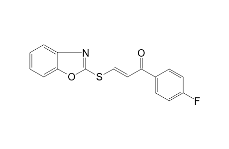 (2E)-3-(1,3-Benzoxazol-2-ylsulfanyl)-1-(4-fluorophenyl)-2-propen-1-one