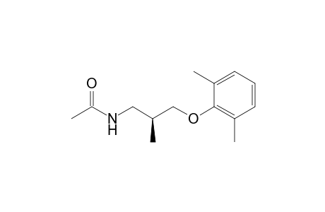 (+)-(S)-N-acetyl-3-(2,6-dimethylphenoxy)-2-methyl-1-propanamine