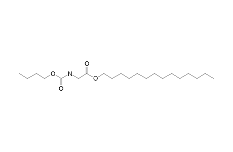 Glycine, N-butoxycarbonyl-, tetradecyl ester