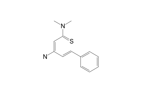 (2Z,4E)-3-AMINO-N,N-DIMETHYL-5-PHENYL-2,4-PENTADIENTHIOAMIDE