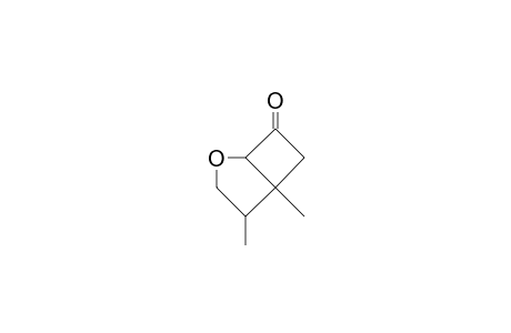 4,5-Dimethyl-2-oxa-bicyclo(3.2.0)heptan-7-one
