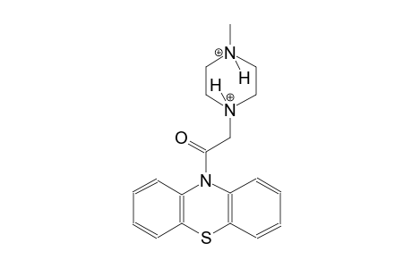 1-methyl-4-[2-oxo-2-(10H-phenothiazin-10-yl)ethyl]piperazinediium