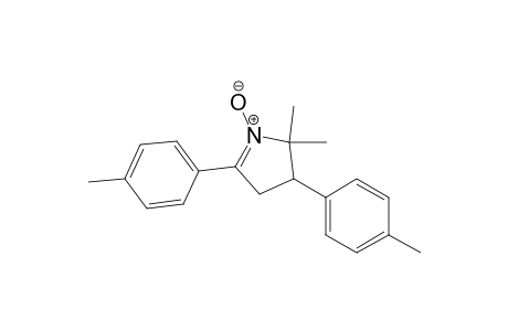 2H-Pyrrole, 3,4-dihydro-2,2-dimethyl-3,5-bis(4-methylphenyl)-, 1-oxide