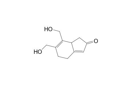 2H-Inden-2-one, 1,4,5,7a-tetrahydro-6,7-bis(hydroxymethyl)-