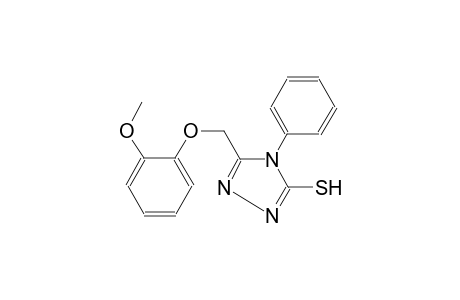 5-[(2-methoxyphenoxy)methyl]-4-phenyl-4H-1,2,4-triazol-3-yl hydrosulfide