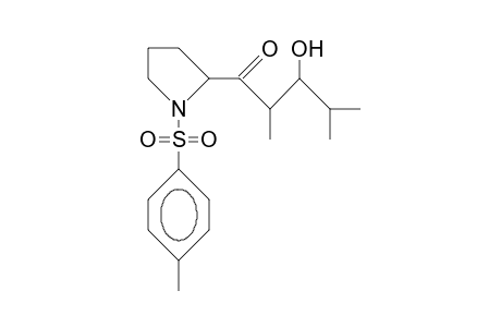 erythro-1-(1-[4-Toluenesulfonyl]-1-aza-cyclopent-2-yl)-2,4-dimethyl-3-hydroxy-1-pentanone