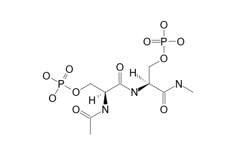 N-(ALPHA)-(ACETYL)-PHOSPHOSERYL-O-PHOSPHOSERINE-N-METHYLAMIDE