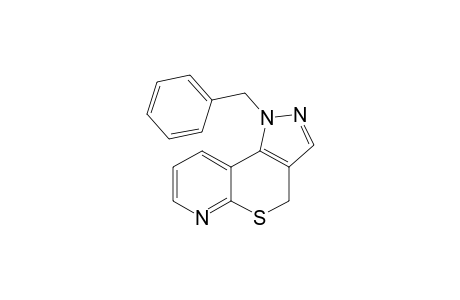 1-Benzyl-1,4-dihydropyrido[3',2' : 5,6]thiopyrano[4,3-c]pyrazole
