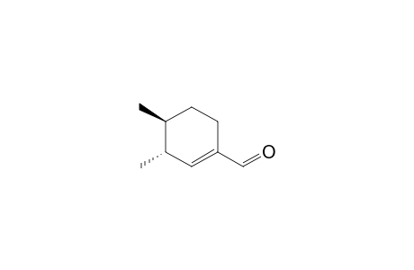 1-Cyclohexene-1-carboxaldehyde, 3,4-dimethyl-, trans-