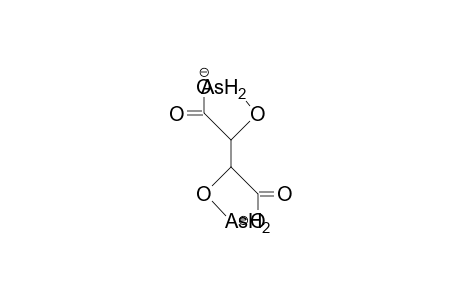 Tartrate diarsenic complex dianion