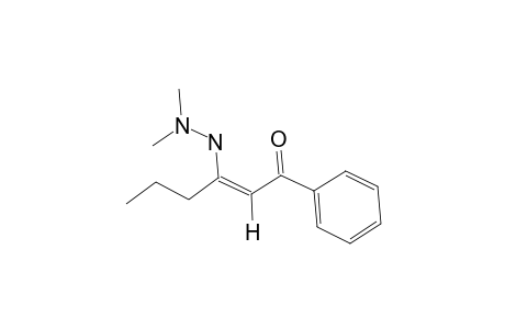 3-(N,N-dimethylhydrazino)-1-phenyl-2-hexen-1-one