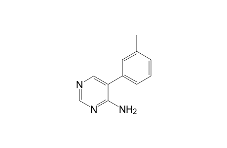 4-Pyrimidinamine, 5-(3-methylphenyl)-