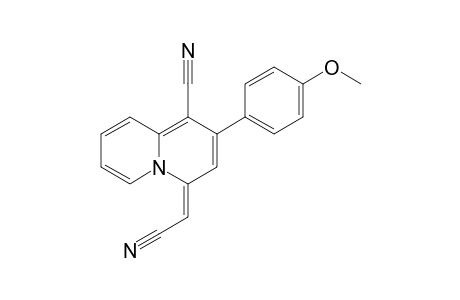 [1-Cyano-2-(4-methoxyphenyl)quinolizin-4-ylidene]acetonitrile