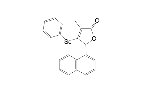 3-Methyl-5-(1'-naphthyl)-4-phenylselanyl-5H-furan-2-one