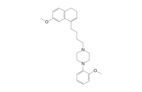 1-[4-(7-methoxy-3,4-dihydronaphthalen-1-yl)butyl]-4-(2-methoxyphenyl)piperazine