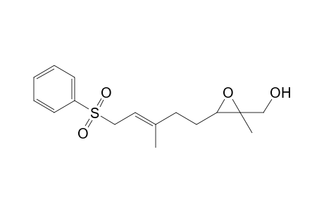 3,7-Dimethyl-1-(phenylsulfonyl)-6,7-epoxy-8-hydroxy-2(E)-octene